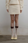 shushutong Elastic Double Skirt SS22SK02 Naked